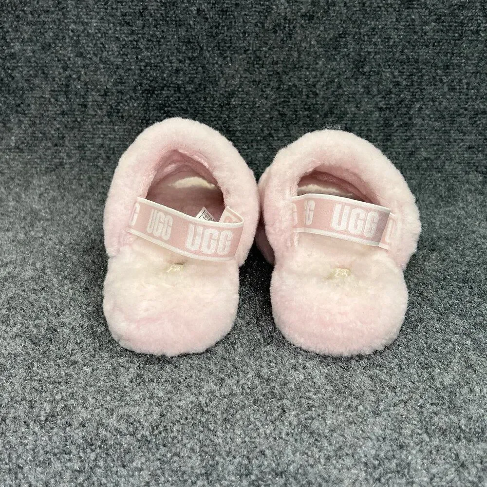 UGG Fluff Yeah Slide Sandals Girl's Size 6 Pink‎ Comfy Slipper Sandals